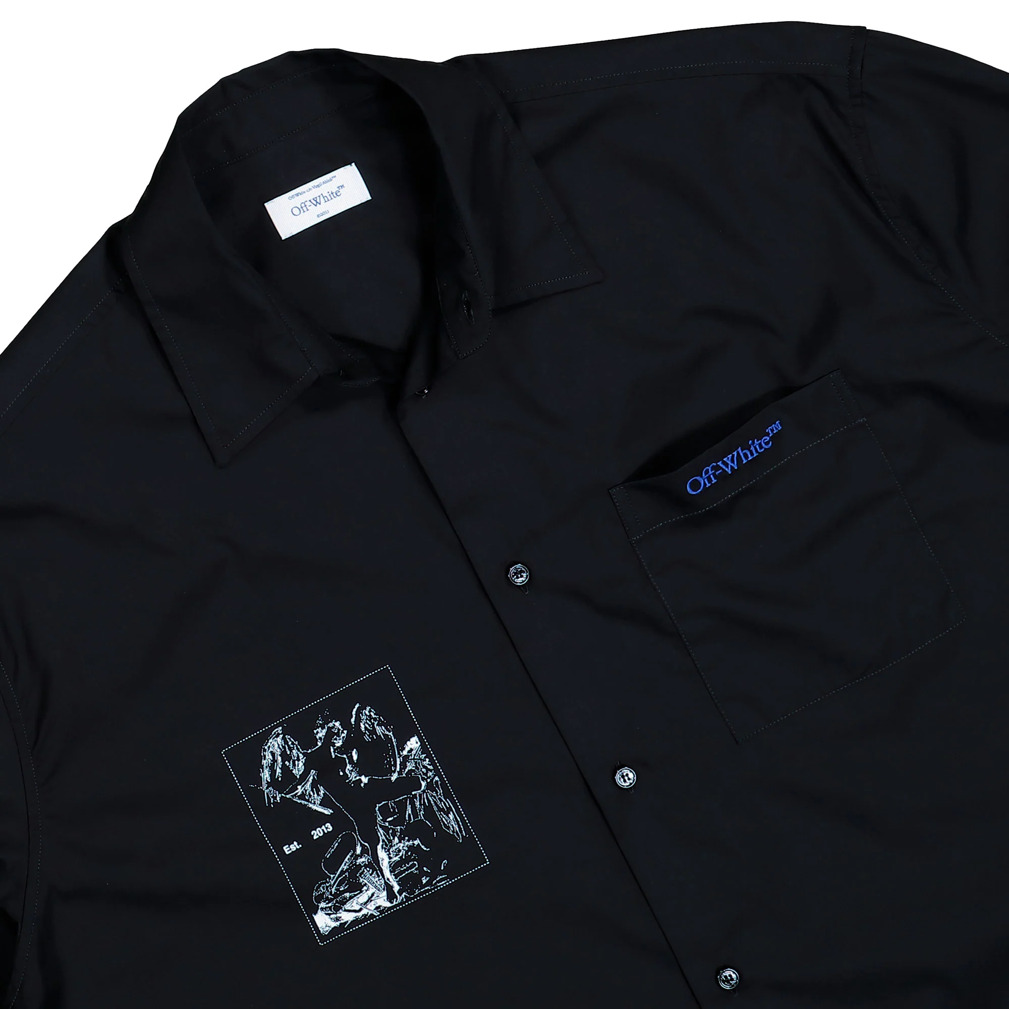 Faded Painting Popl Over Shirt - Image 3
