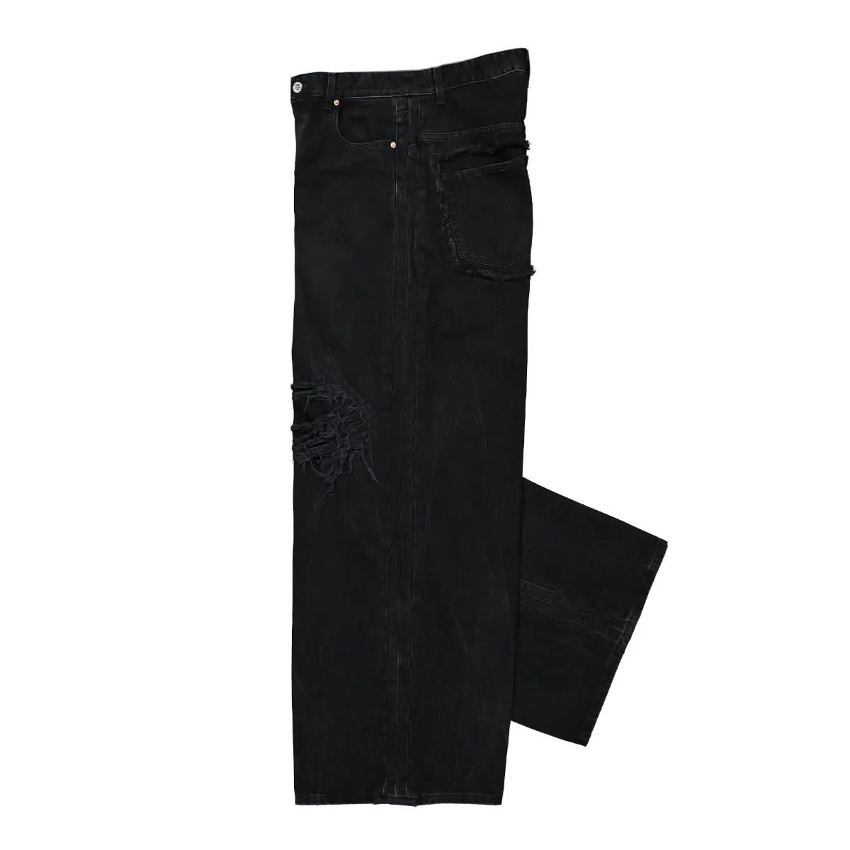 Patched Baggy Jeans - Image 3