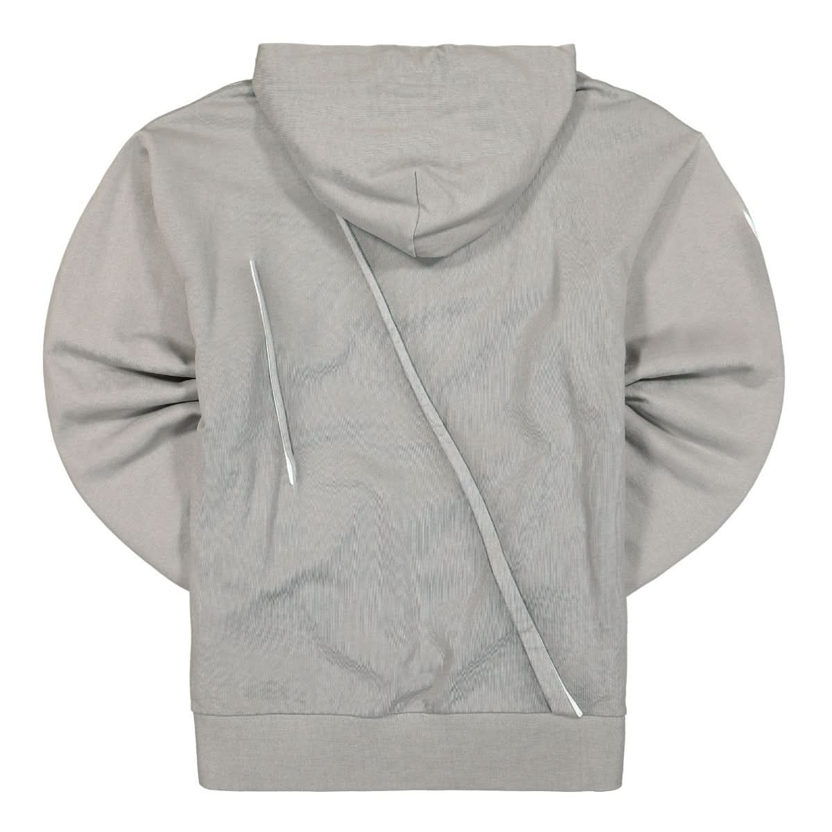 Pleated and Printed Hoodie - Image 2