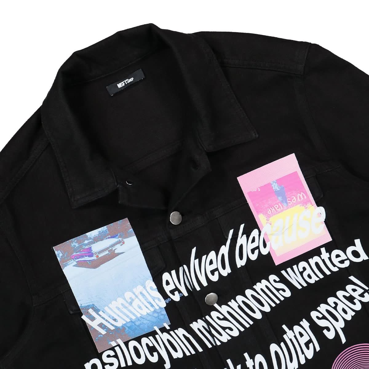 Printed Denim Jacket - Image 3
