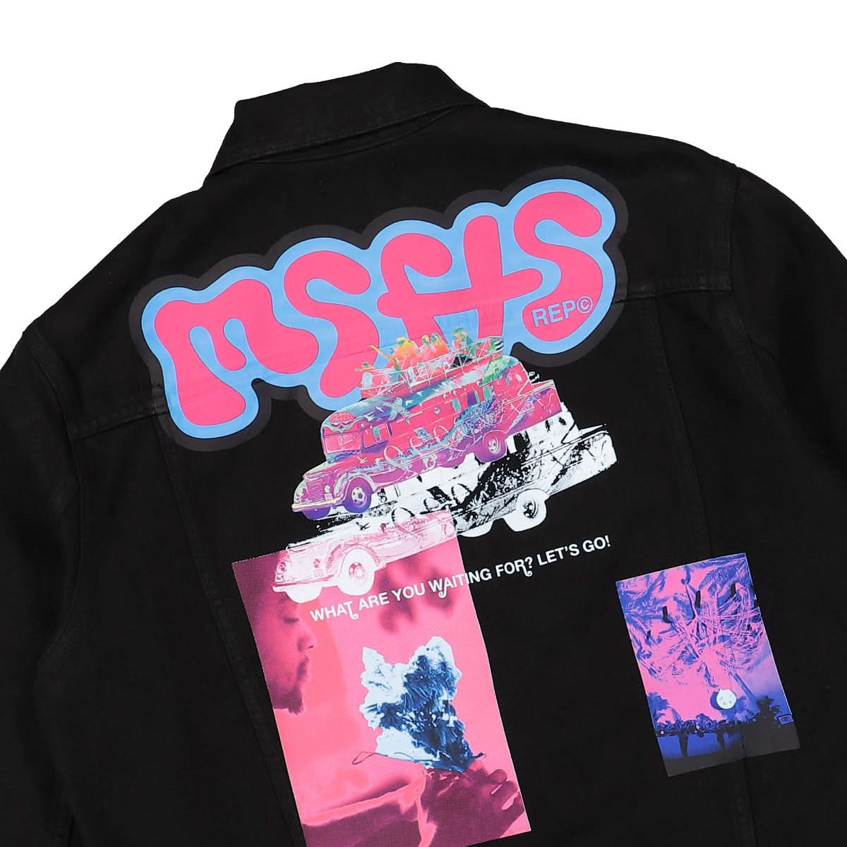 Printed Denim Jacket - Image 4