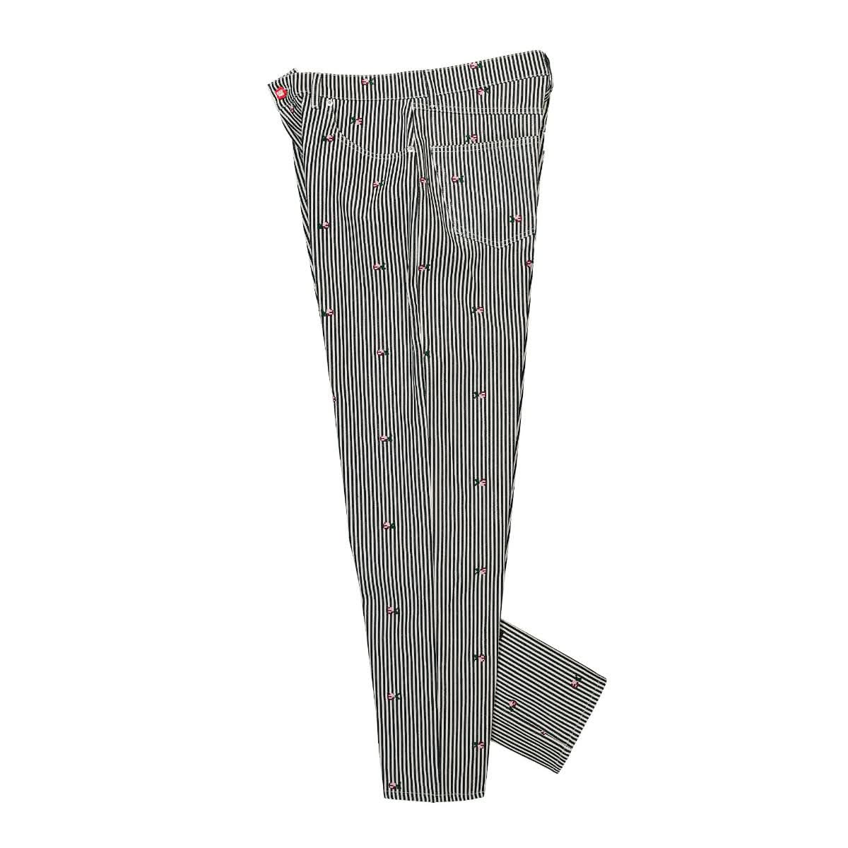 Rinse Striped Suisen Relaxed Jeans - Image 3