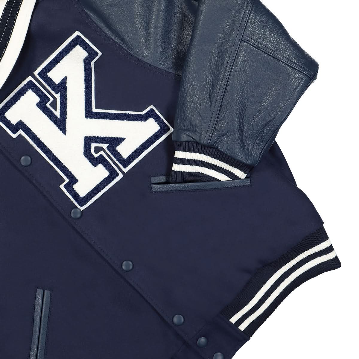 Sailor Varsity Wool And Leather Jacket - Image 4