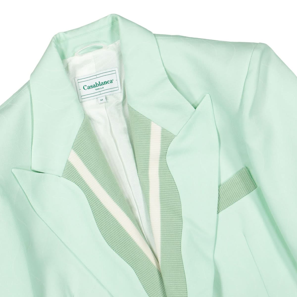 Single Breasted Rib Blazer - Image 3