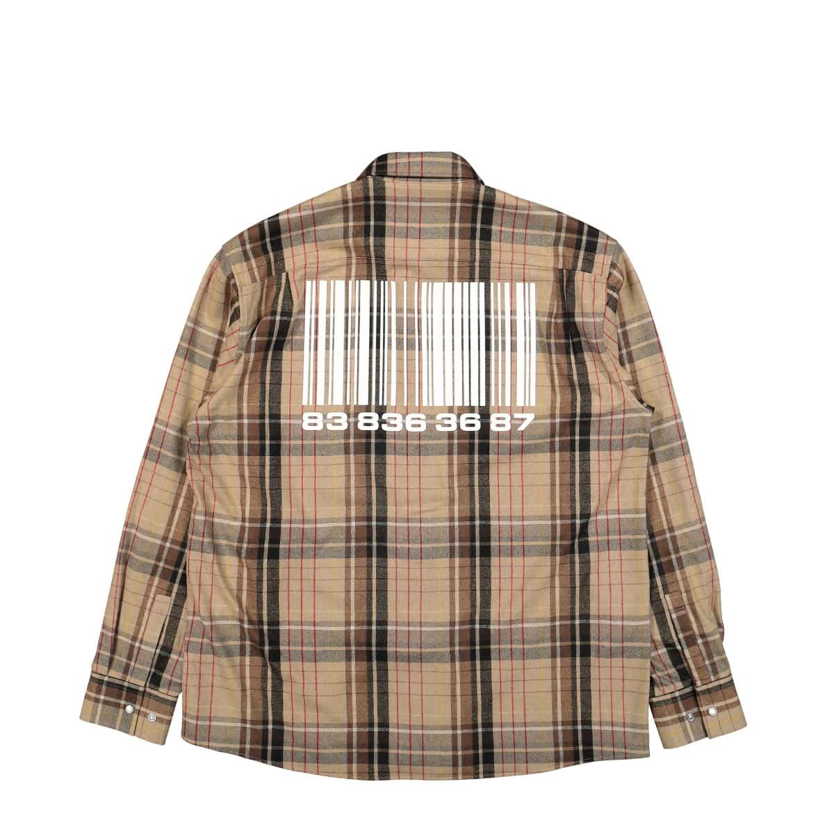 Small / Big Barcode Flannel Shirt - Image 2