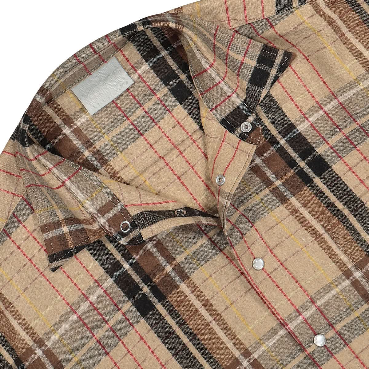 Small / Big Barcode Flannel Shirt - Image 3
