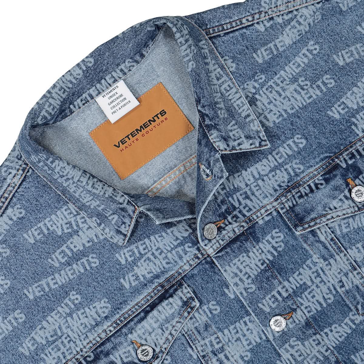 Stamped Logo Denim Jacket - Image 3