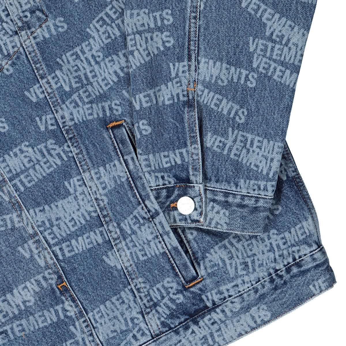 Stamped Logo Denim Jacket - Image 5