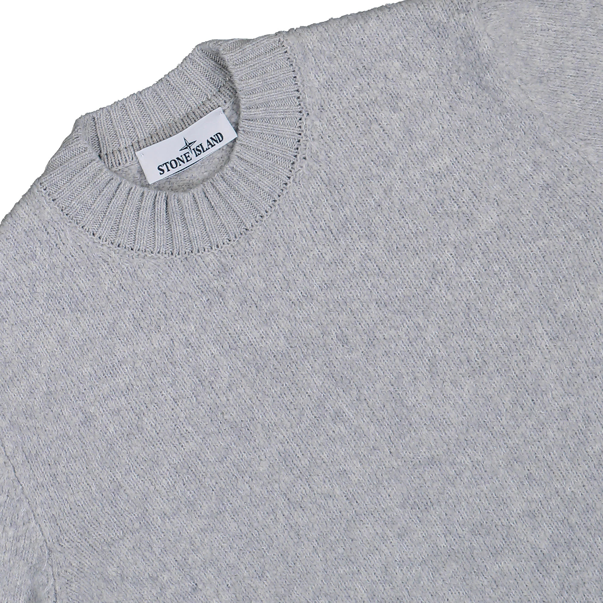 Crewneck Jumper With Brushed Texture - Image 3
