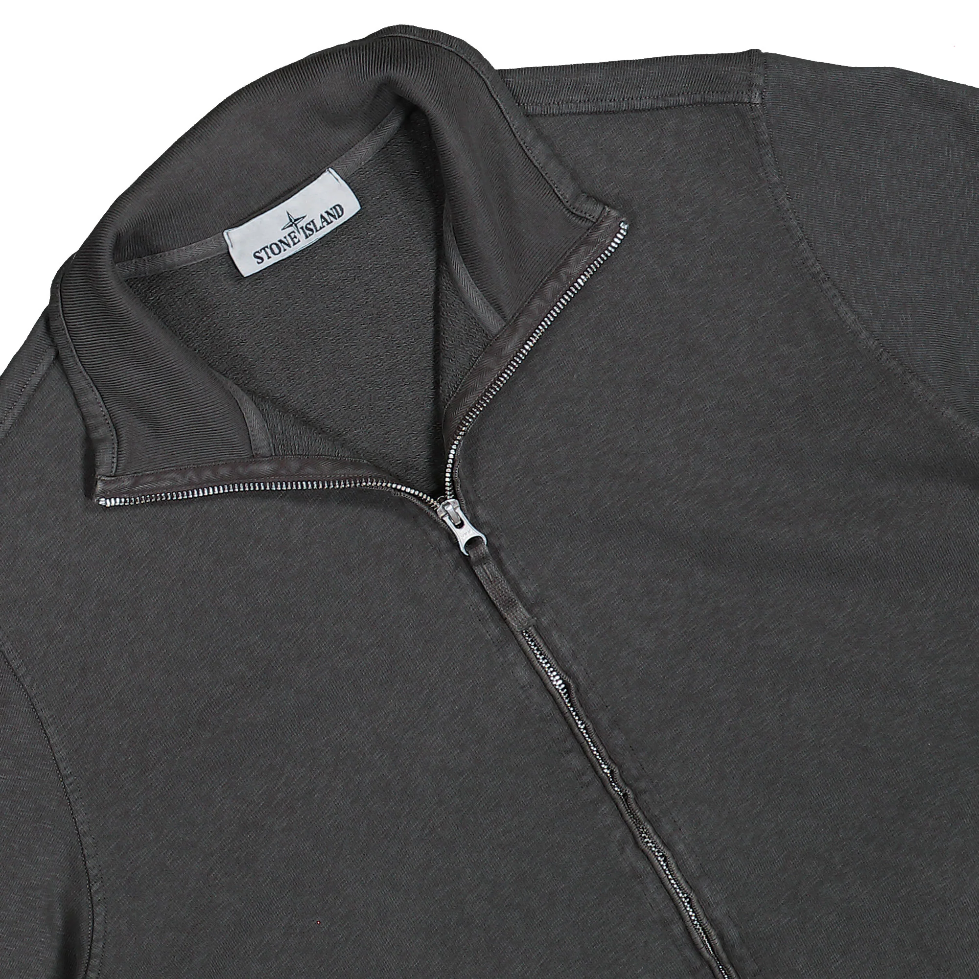 Malfile Fleece Old Effect Zip Up Cardigan - Image 3