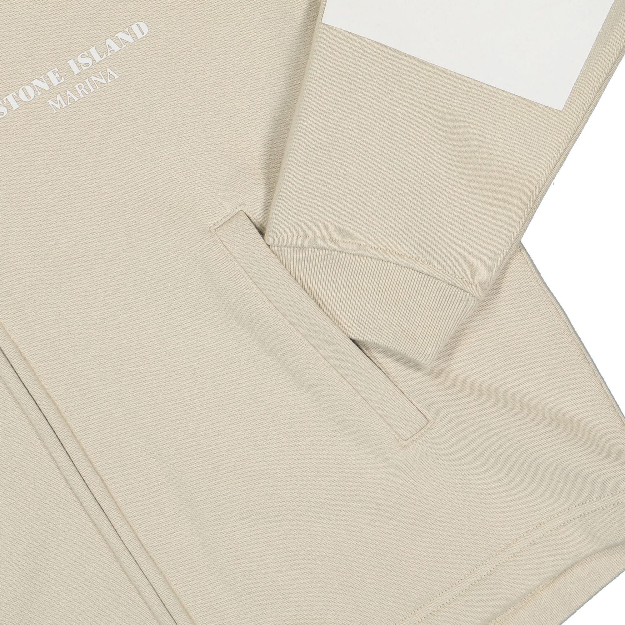 Marina Logo Print Fullzip Hooded Sweatshirt - Image 4