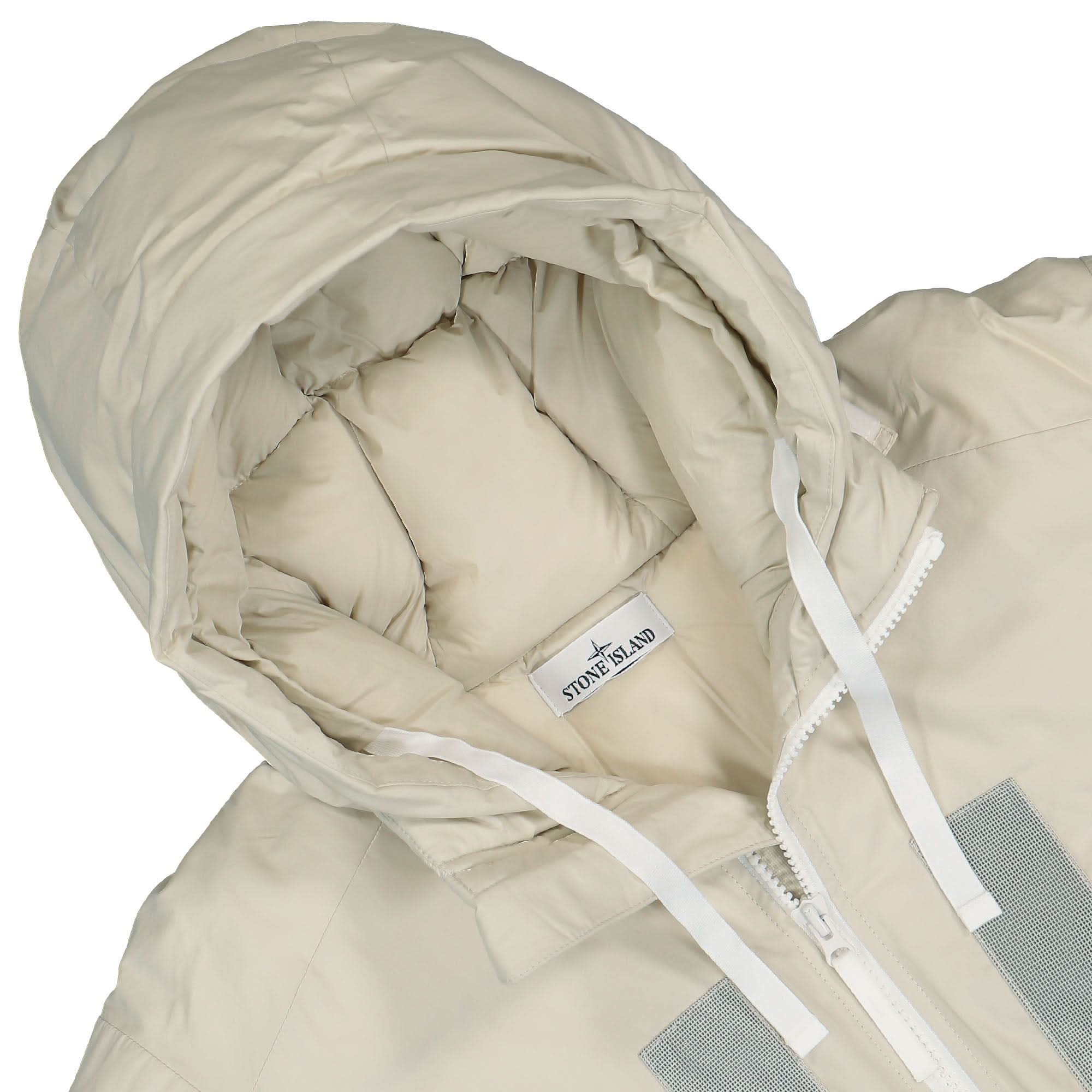 Marina Rubber Wax Poplin Down Puffer Jacket - Image 3