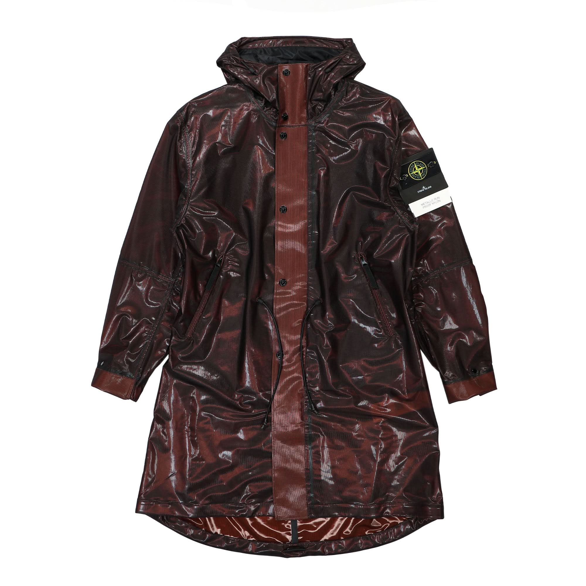 Metallic Run Proof Nylon Coat