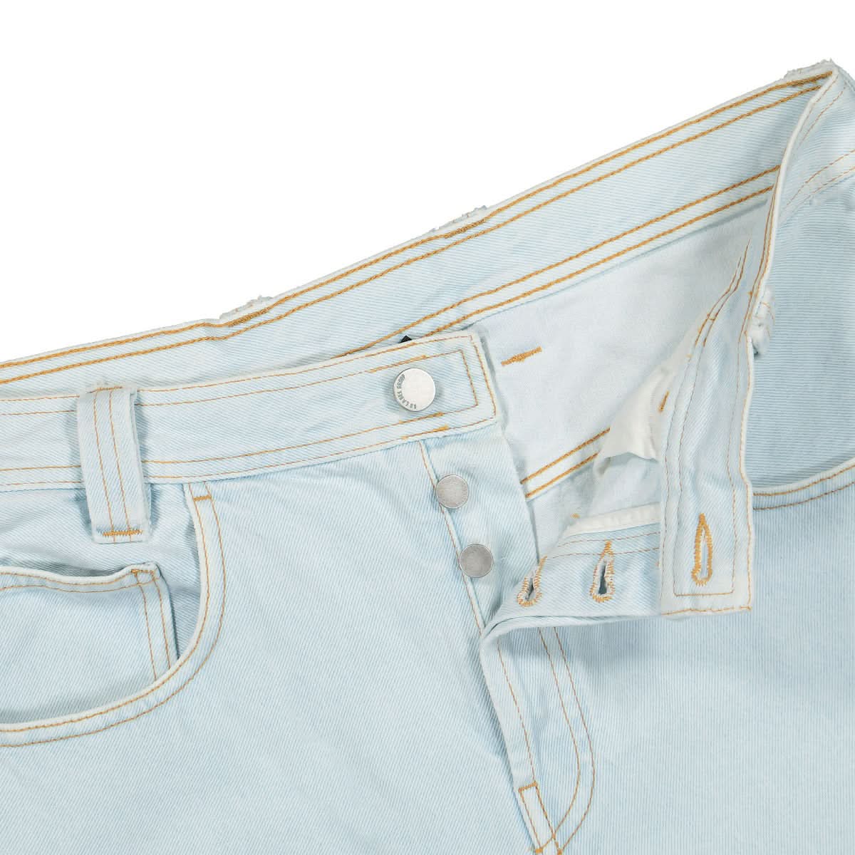 Straight Light Denim Pants - Image 4