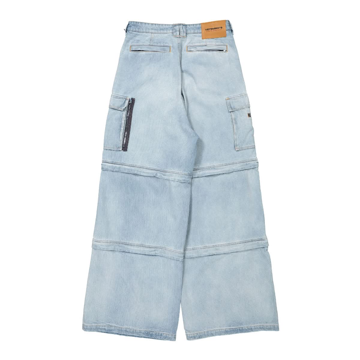 Triple Zip-Up Baggy Jeans - Image 2