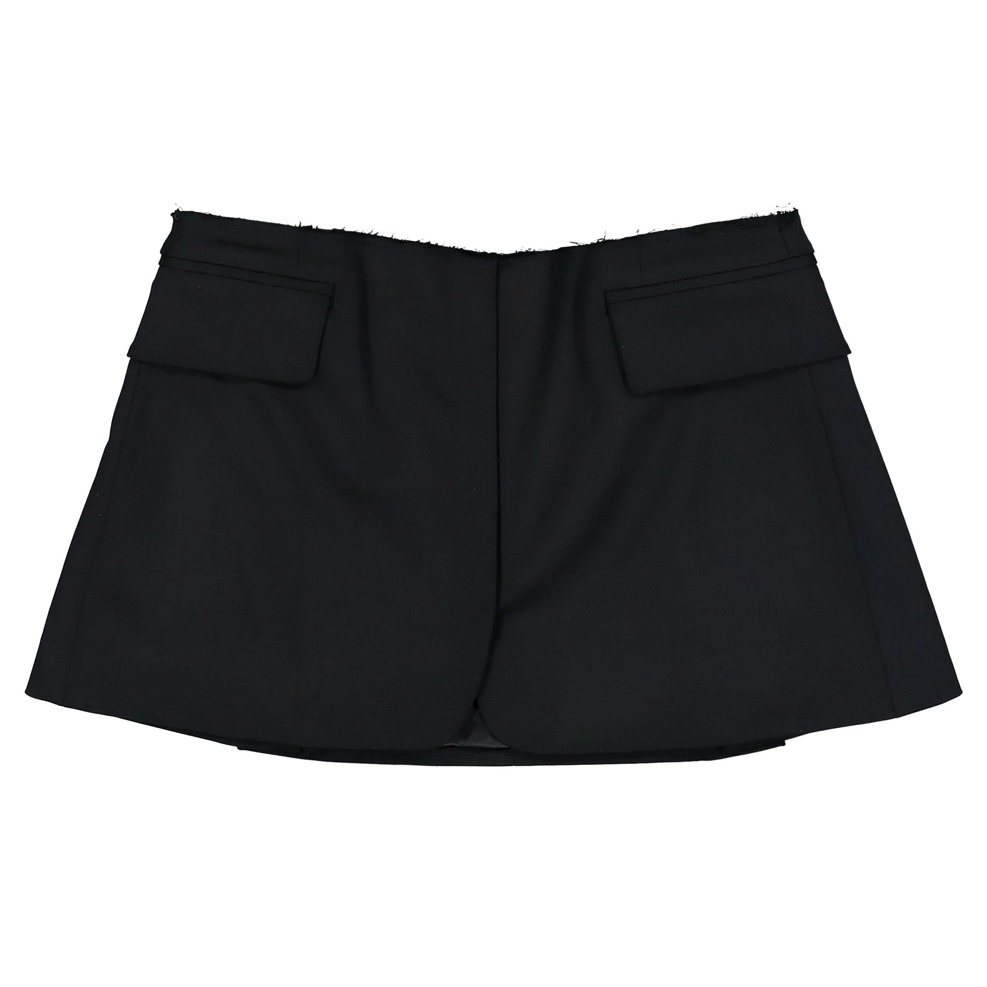 Deconstructed Tailored Mini Skirt