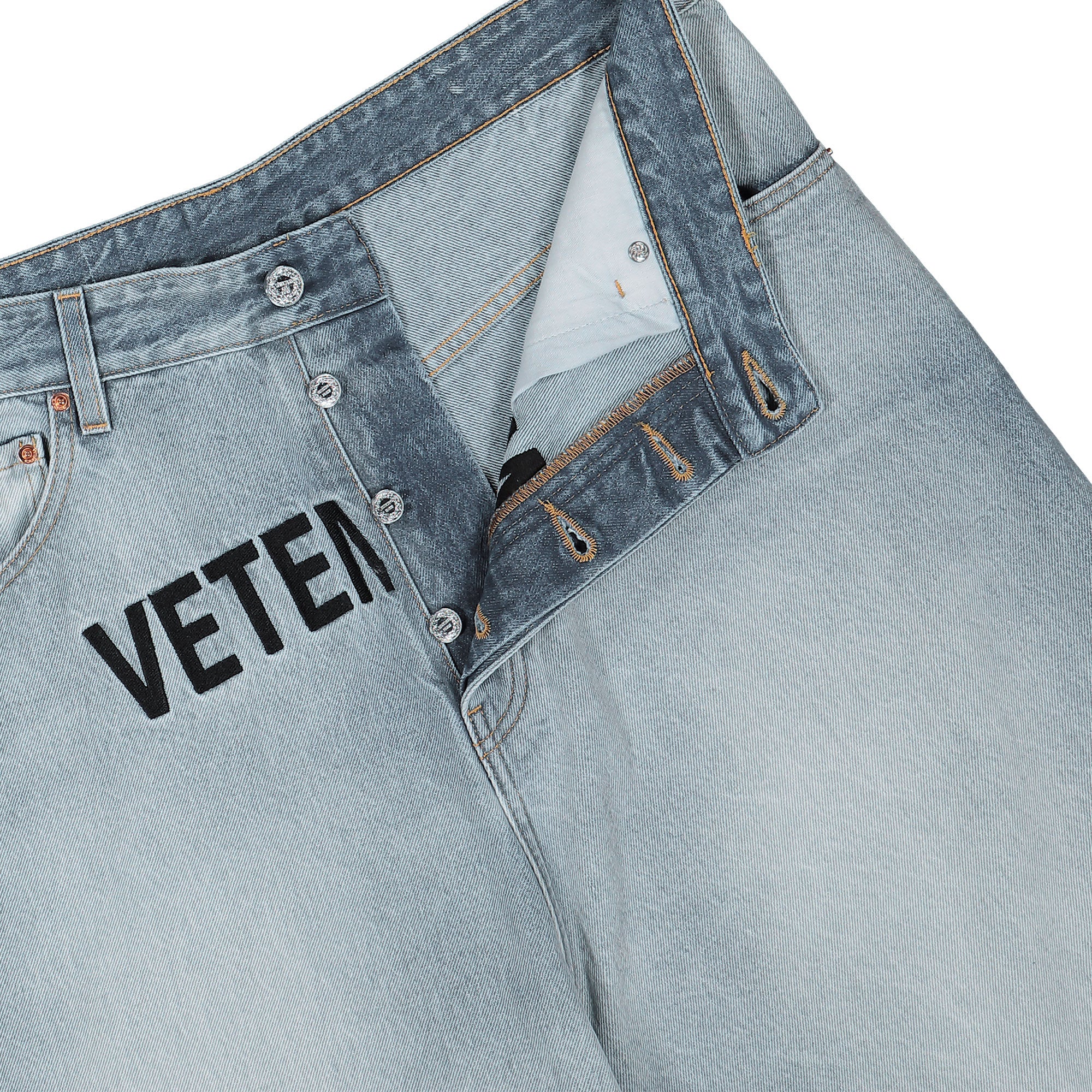 Embroidered Logo Baggy Jeans - Image 4