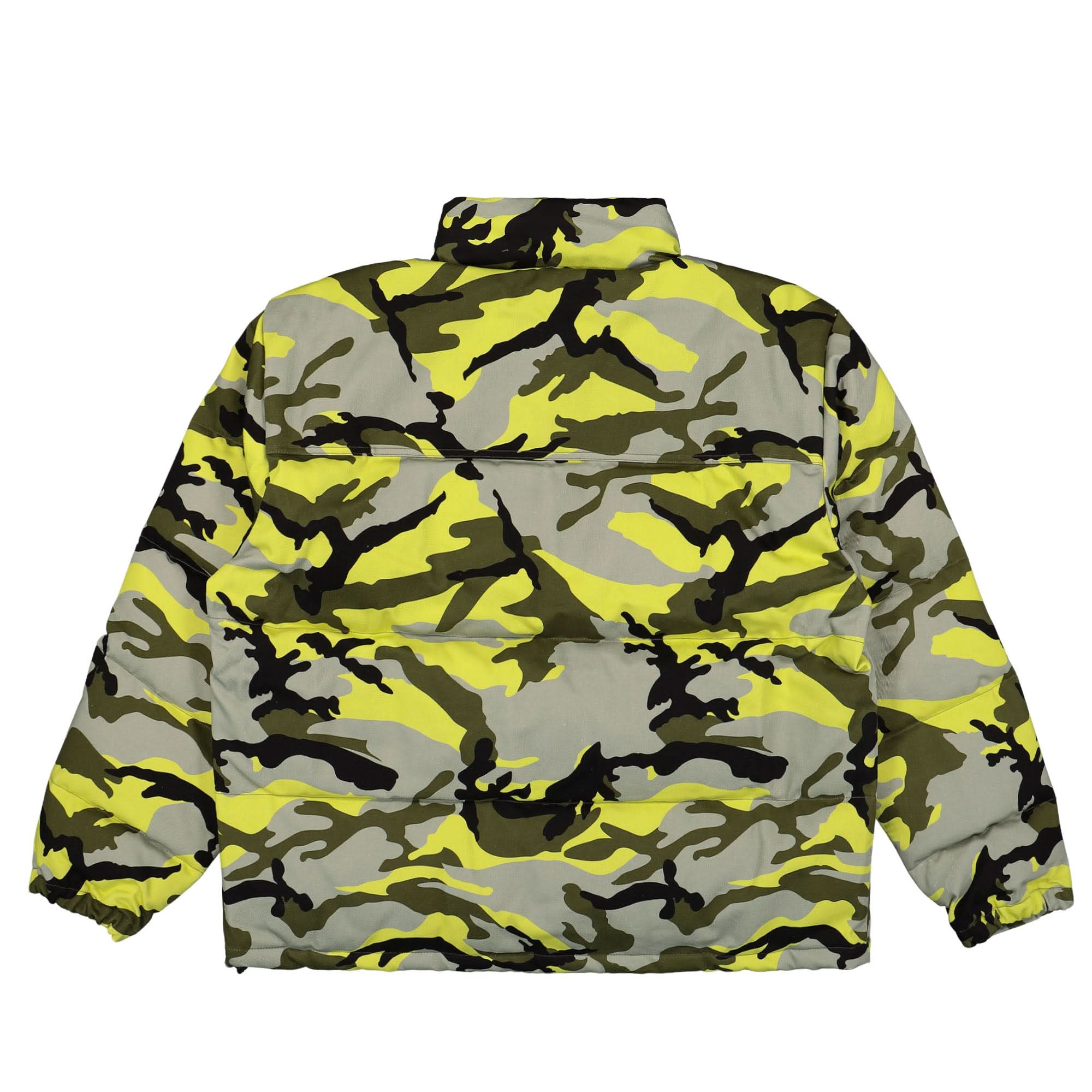 Neon Camo Logo Puffer Jacket - Image 3
