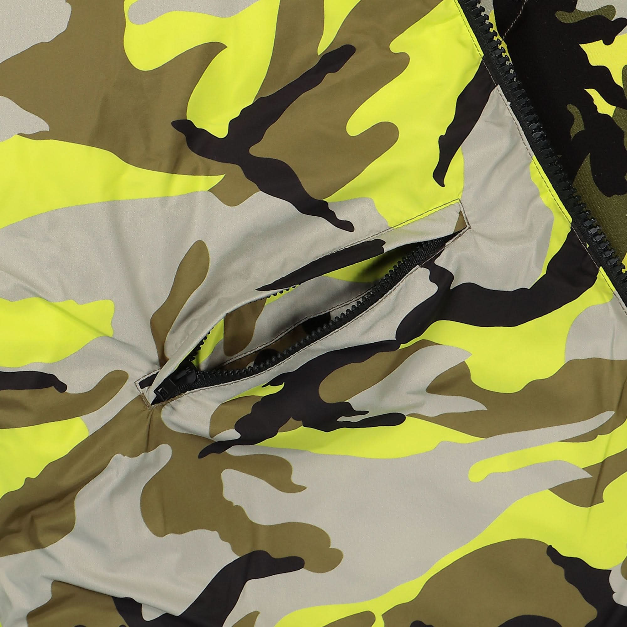Neon Camo Logo Puffer Jacket - Image 6
