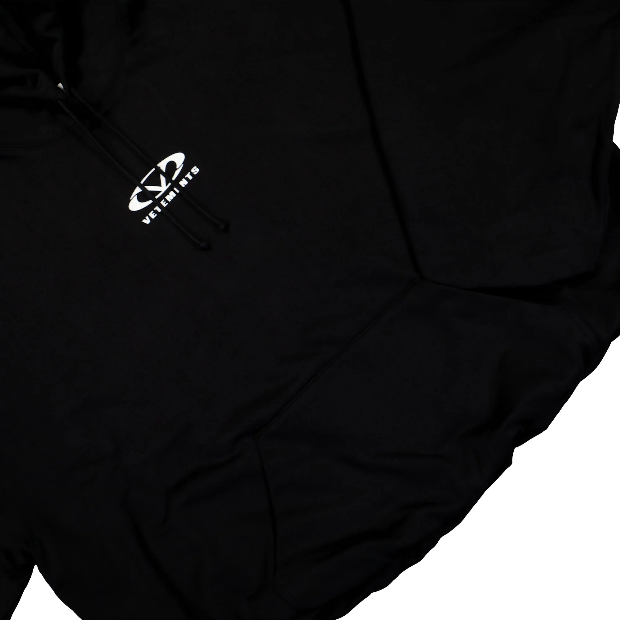 Oval Logo Cropped Boxy Hoodie - Image 4