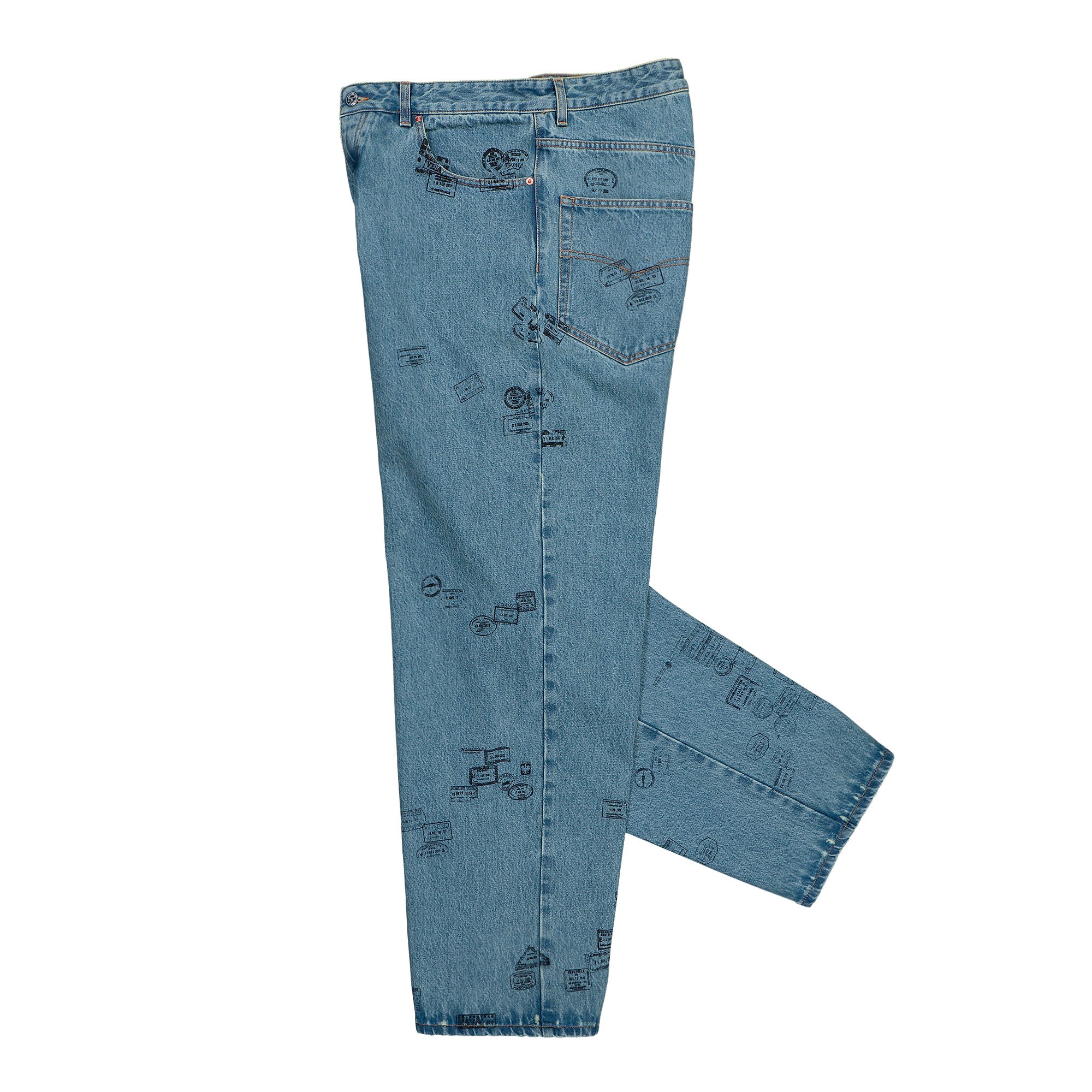 Passport Stamps Jeans - Image 3