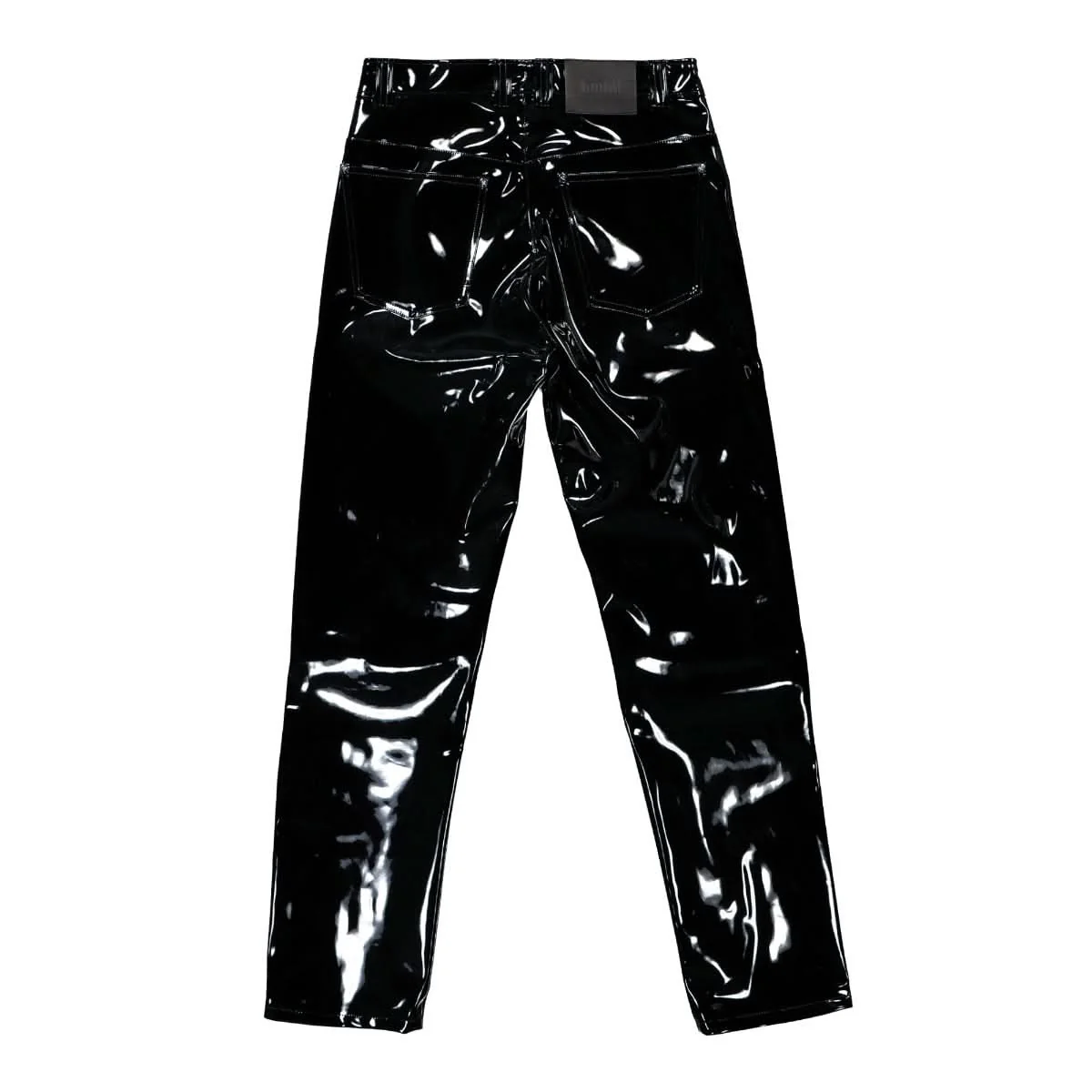 Vinyl Trouser With Double Zips - Image 2