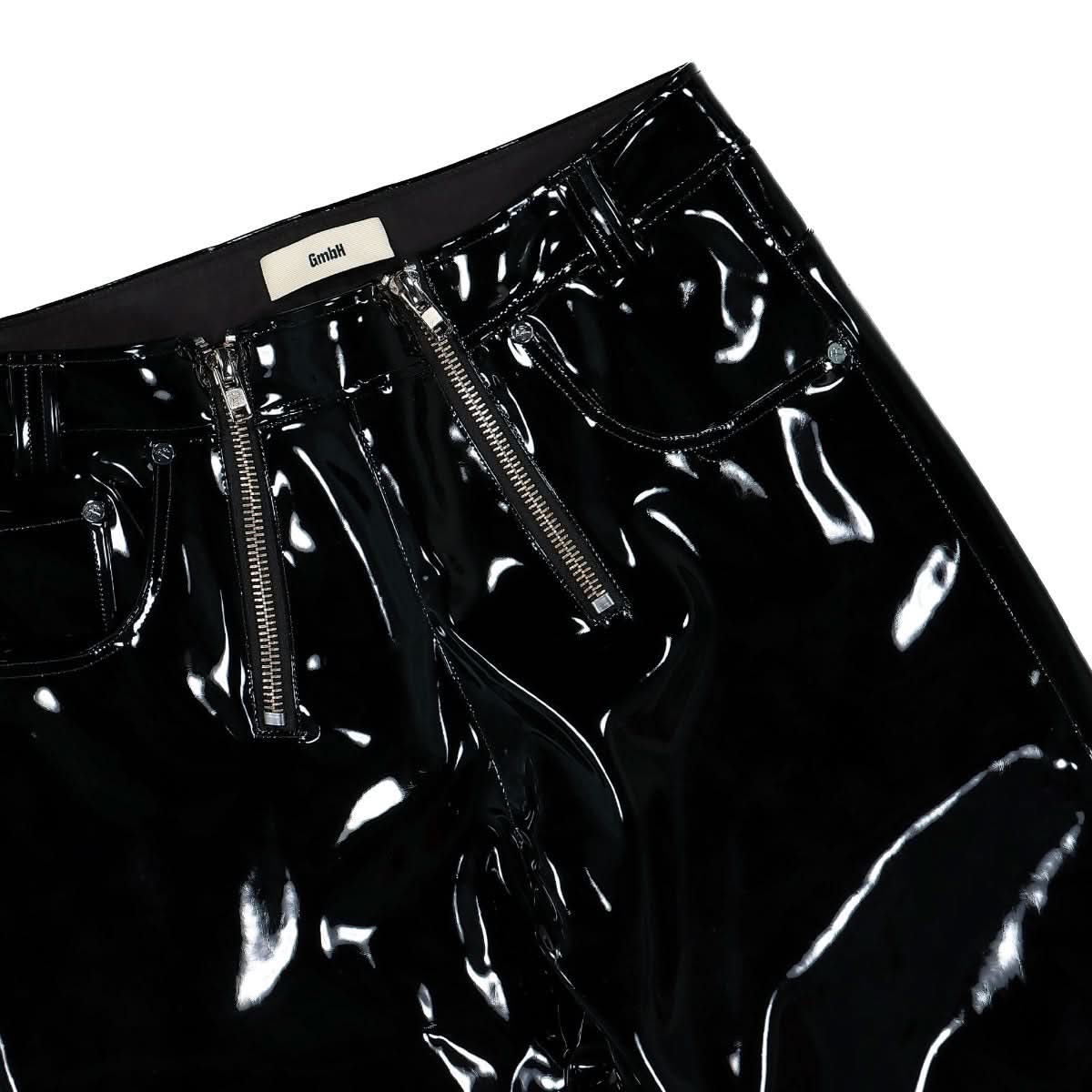 Vinyl Trouser With Double Zips - Image 4