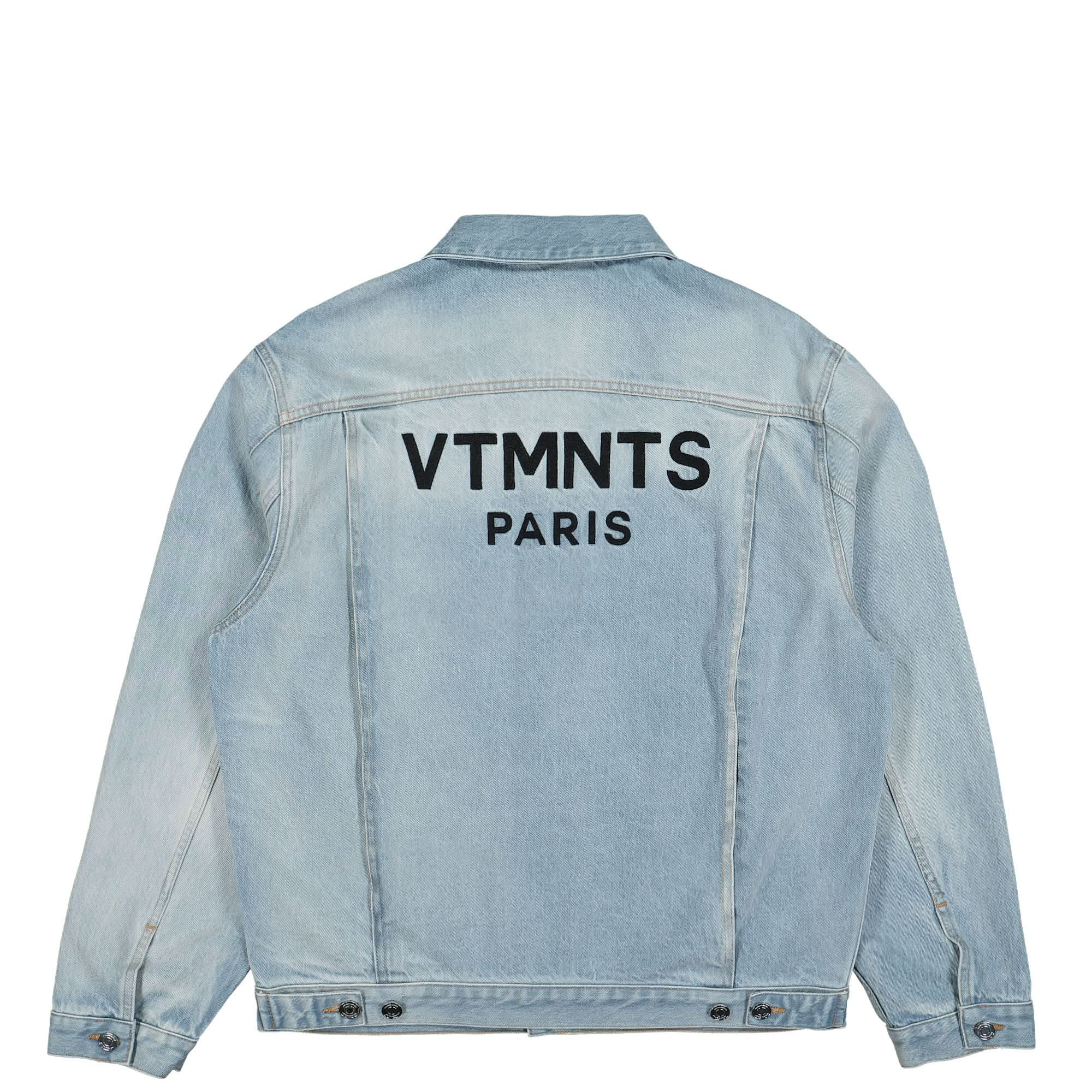 Embroidered VTMNTS Paris Denim Jacket - Image 2