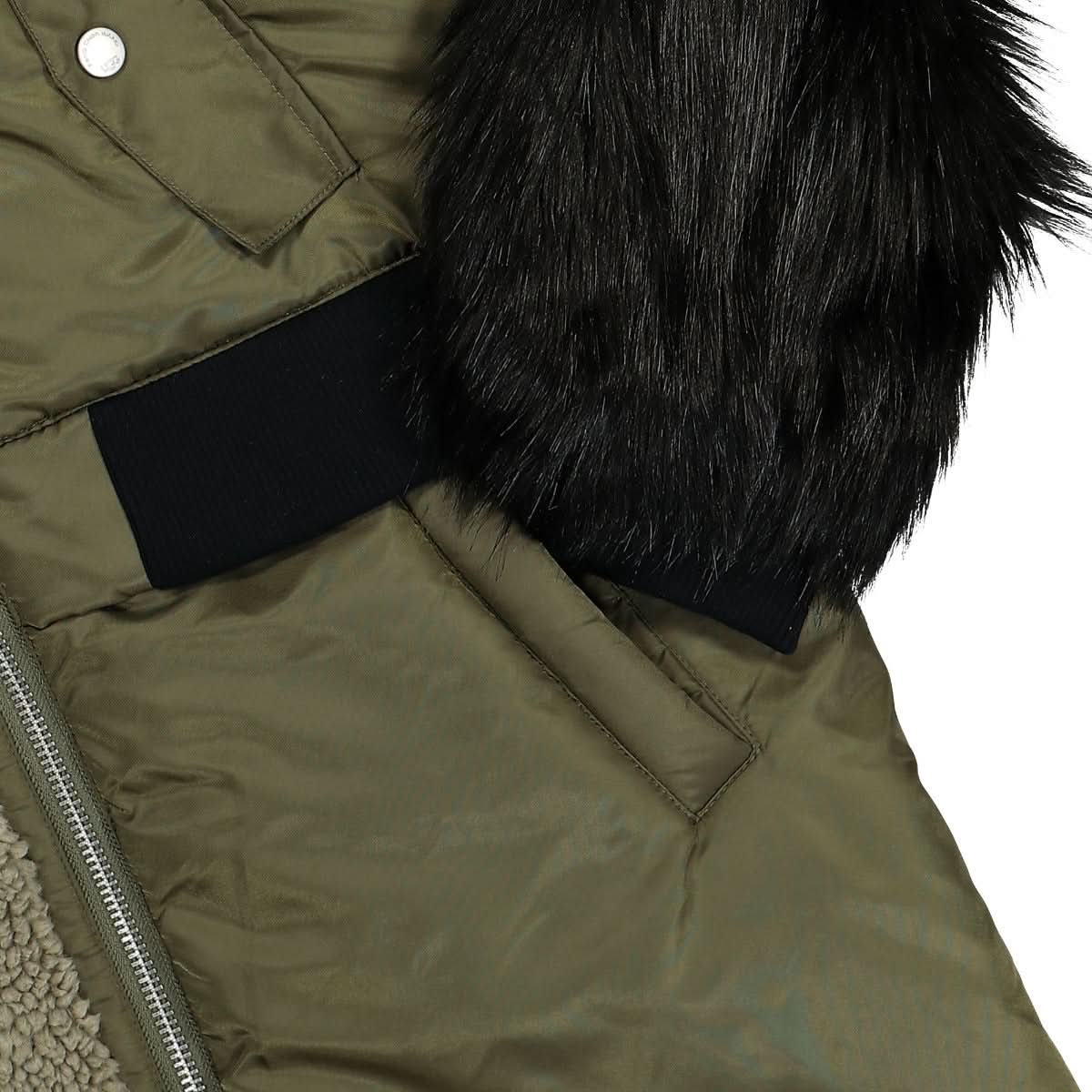 x UGG Faux Fur Long Coat - Image 5