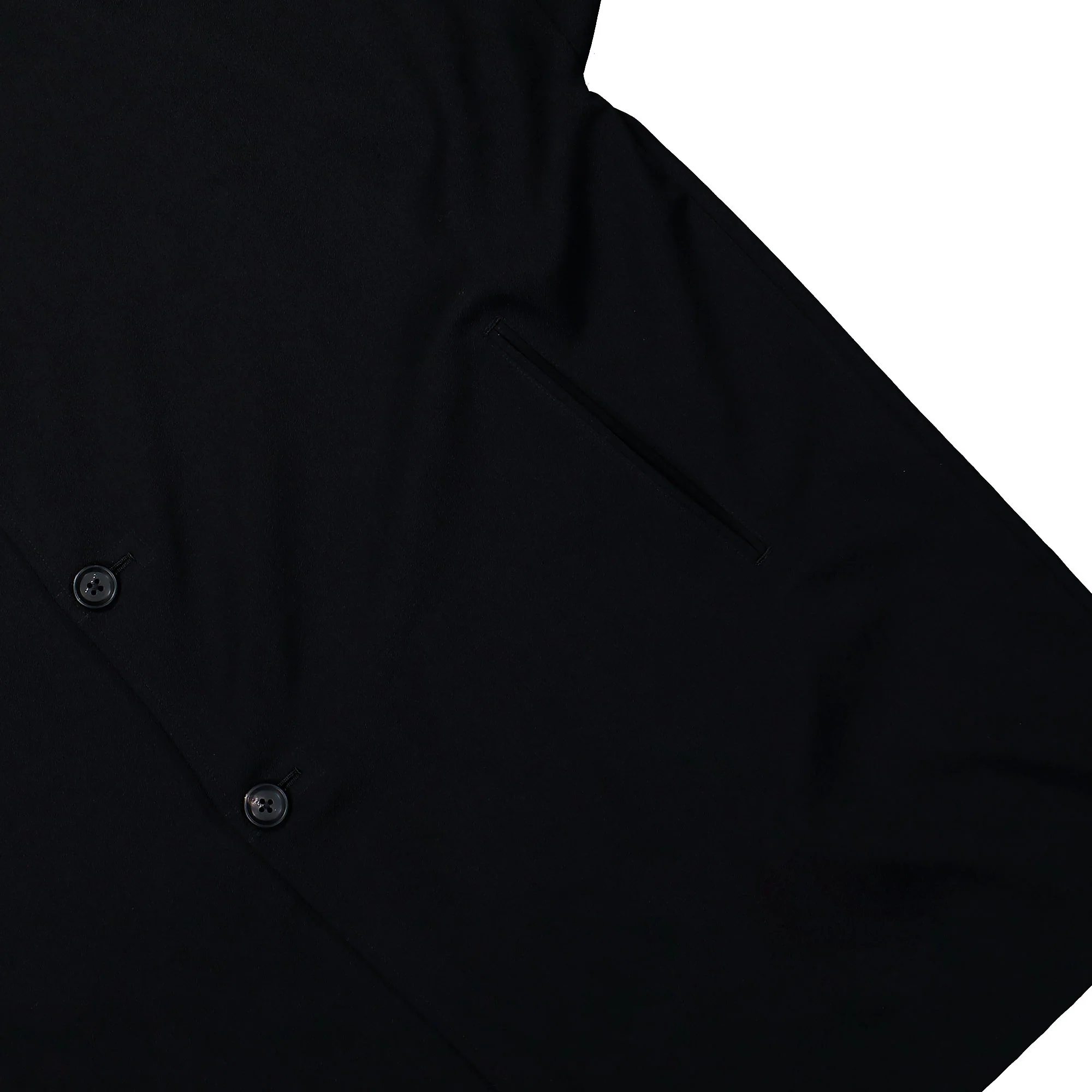 Gabardine Long Cape Jacket - Image 4