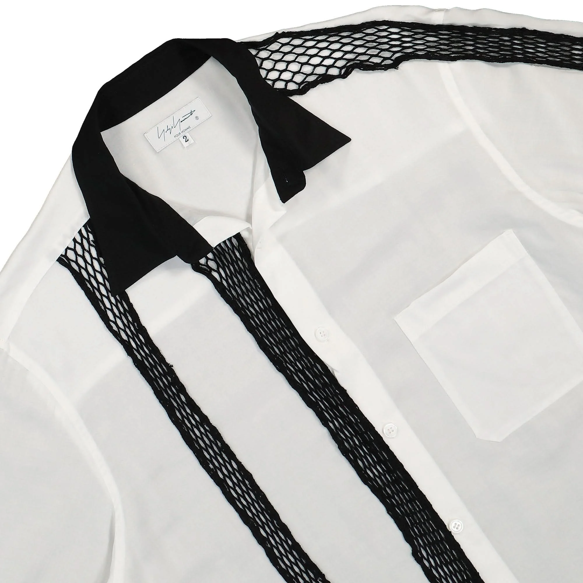 R-Black Mesh Shirt - Image 3