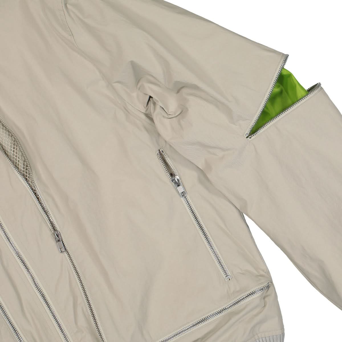 Zip Mesh Bomber Jacket - Image 5